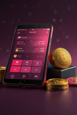 Smartphone avec l'app Mad Casino
